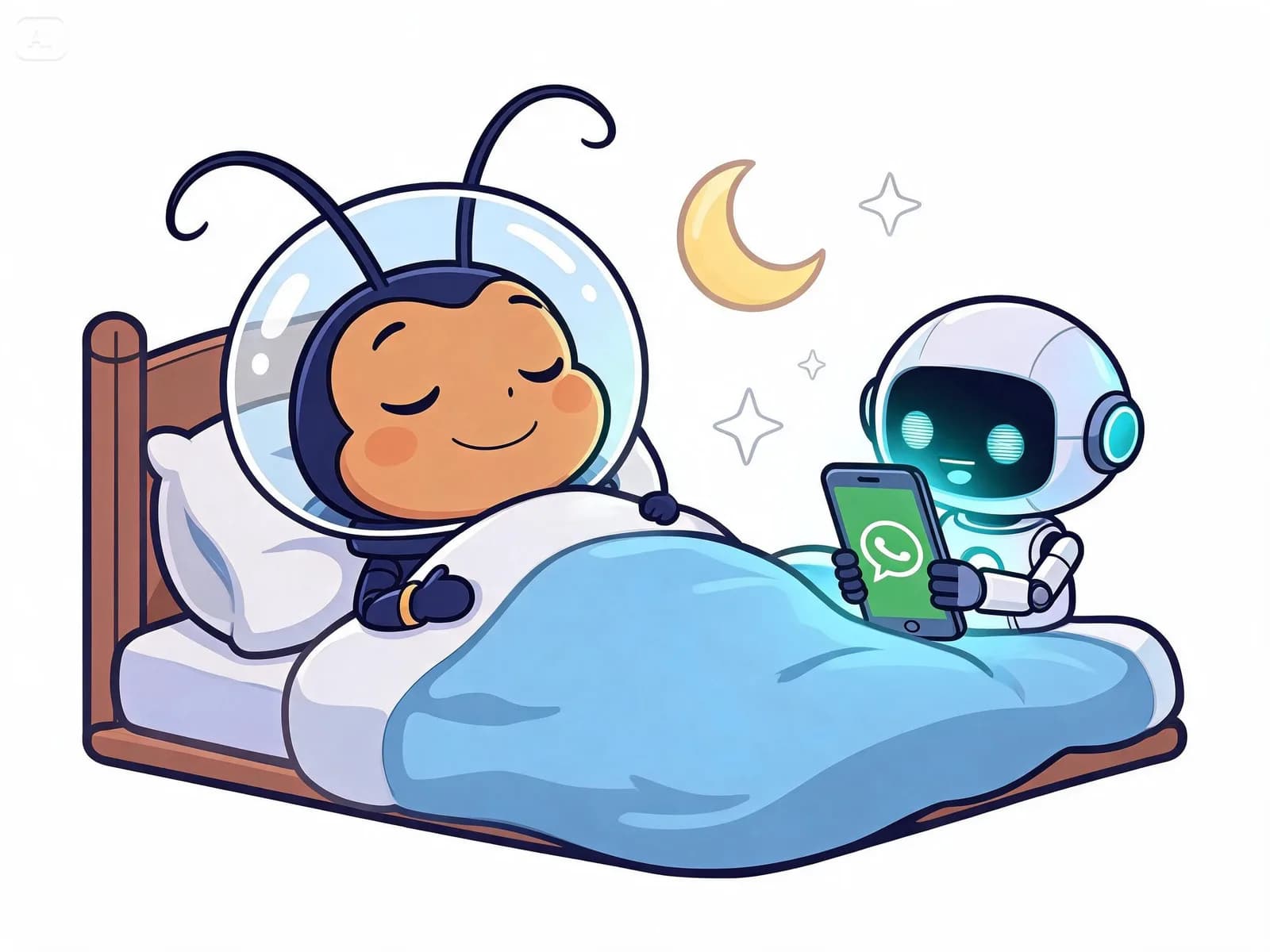 Maskot autoaja tidur nyenyak, AI Concierge yang handle semua chat
